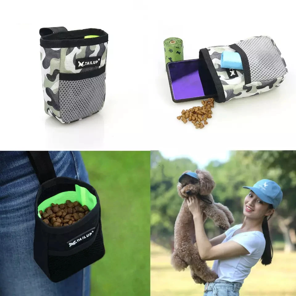 Bajo costo Portátil formación bolsa de perro mascota bolso suministros fuerte resistencia al desgaste de gran capacidad Snack para cachorros recompensa de bolso de la cintura para perro gato JlwjeWB0w0B