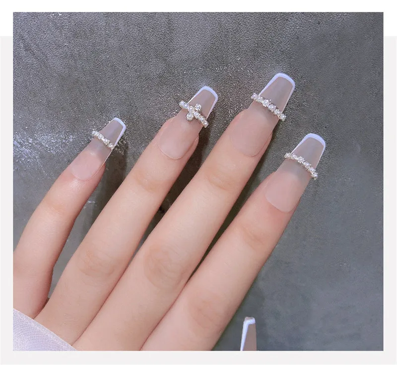 Breloques et perles de chaîne pour ongles or rose et argent_voghion.com