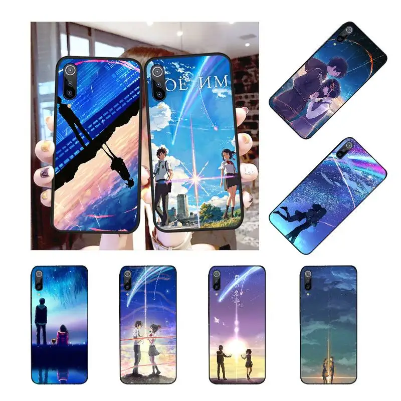 PENGHUWAN Kiminonawa Your Name Japanese anime Phone Case for Xiaomi Mi9 9SE 8SE Pocophone F1 Mi8 Lite | Мобильные телефоны и