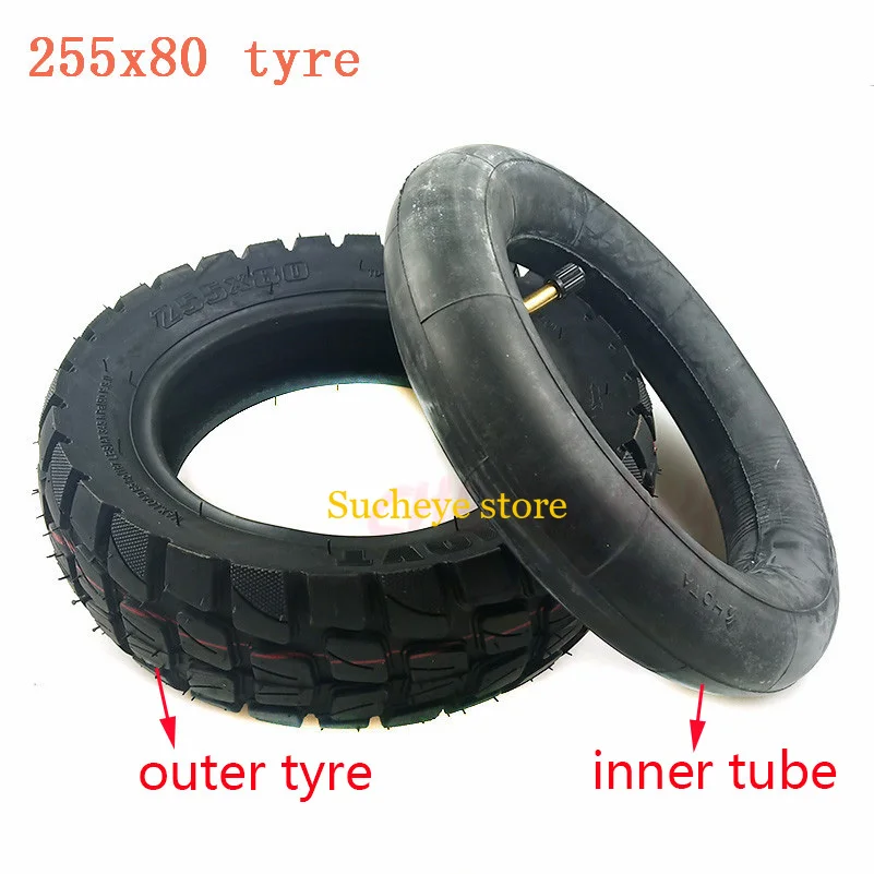10x3 Inch Off Road City Tire Pneumatic Tube Tyre for Electric Scooter Speedual Grace 10 Zero 10X KUGOO M4 PRO 10*3.0 255x80