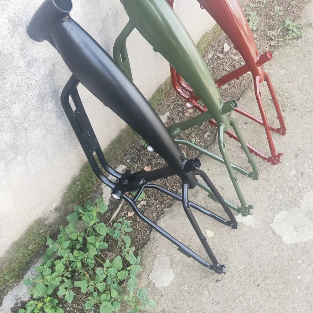 Kalosse 190 мм выпадающая DIY Цветная рама для снежного велосипеда 26*17 дюймов Рама для горного велосипеда