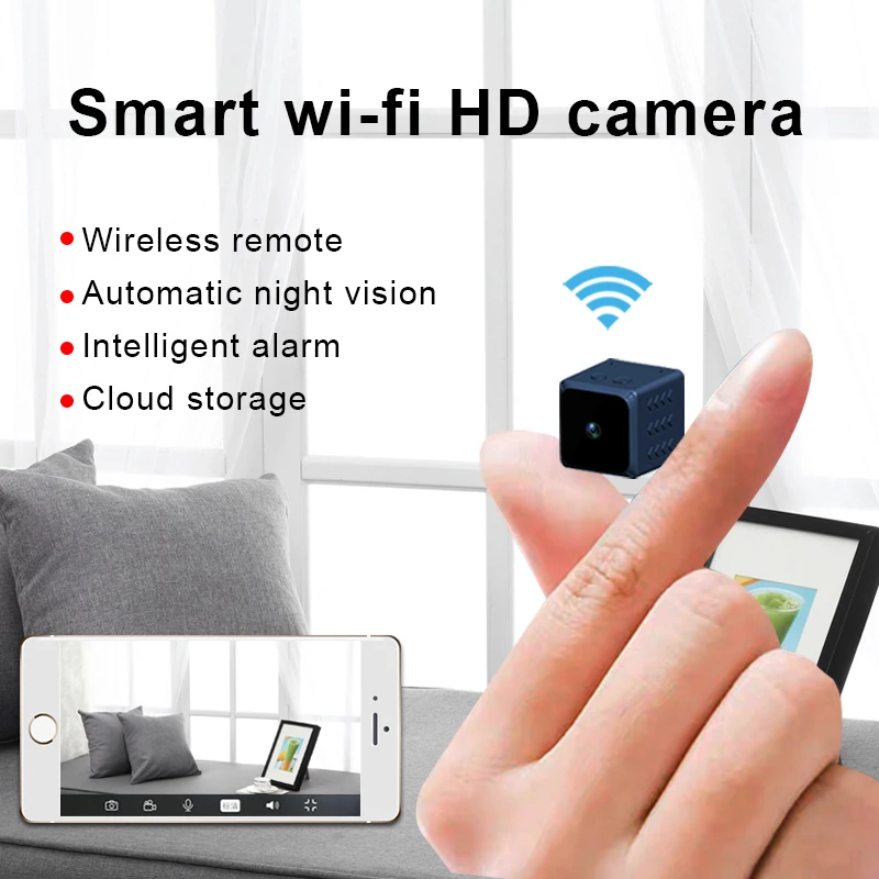 Мини-камера JOZUZE WD5 Wi-Fi FULL HD 1080P с ночным видением | Электроника