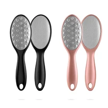 

Stainless Steel Dead Skin Scrub Plate Dual Sided Washable Foot File Heel Grater Feet Rasp Callus Remover Pedicure Manicure Nail