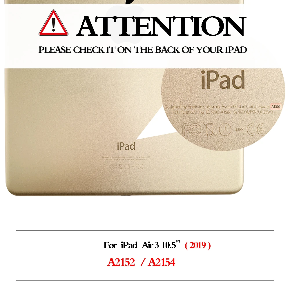 Чехол для apple iPad Air 3 10,5 A2123 A2152 A2153 A2154 ультра тонкий смарт-чехол с подставкой силиконовый мягкий корпус Авто Пробуждение/сон