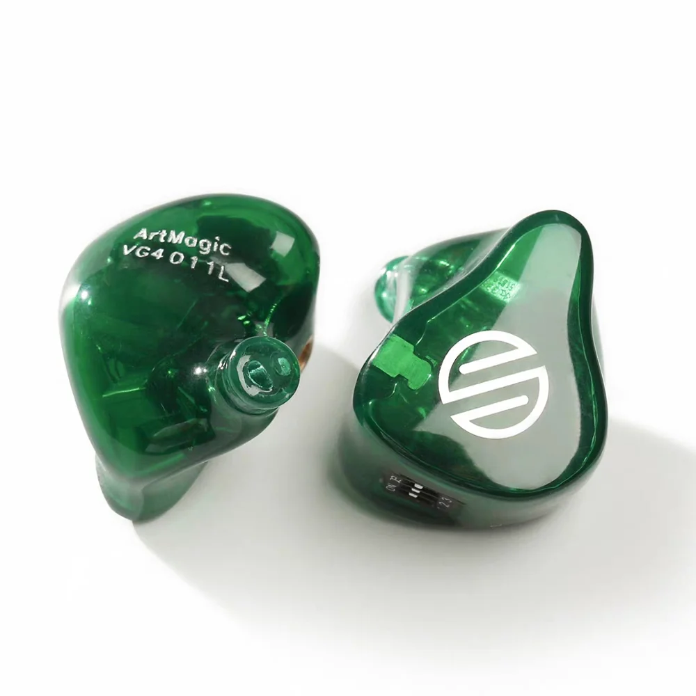 Emerald BGVP HIFI жорикмажорик VG4 4 мотоцикла панцири equilibradas personalizables RU monitores de услышано интерфейс MMCX con кабель HIFI наушники Auriculares - Цвет: Emerald
