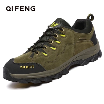 

Winter Men Outdoor Hiking Shoes Warm Fur Wear Resisting Trekking Man Anti-Skid Mountain Climbing Women Footwear Non-slip Unisex