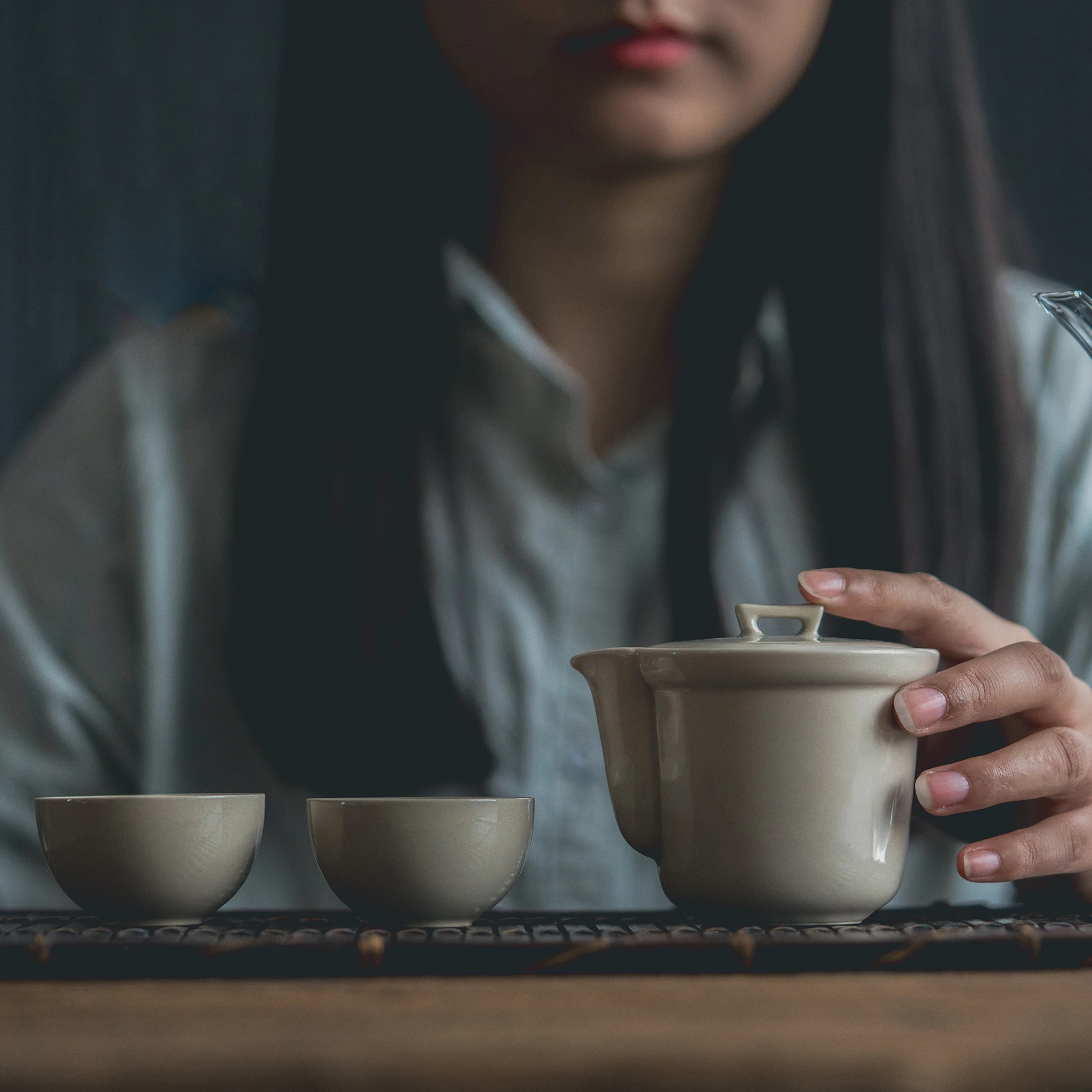 WIZAMONY пепельный серый китайский чайный набор кунг-фу gaiwan Чайник чашки ярмарка кружка Чайные Наборы белый керамический fot подарок пуэр посуда для напитков