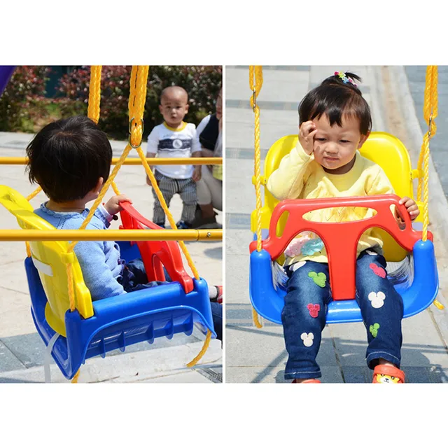 JXM 3 In 1 Multifunctional Children Swing Kindergarten Safety Playground Family Space Baby Swing For Children Indoor Outdoor Toy 5
