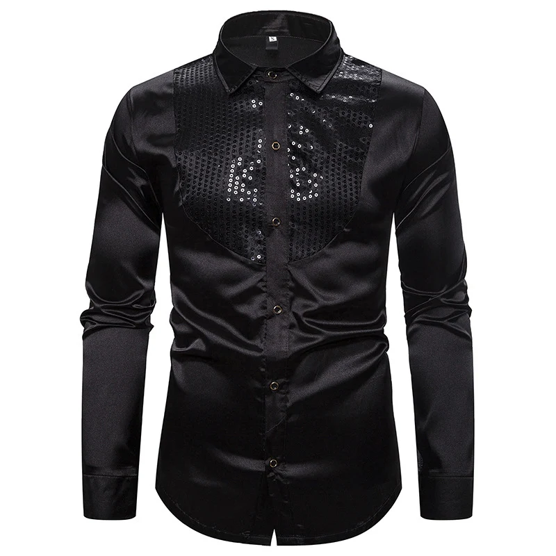 Wholesale Mens Casual Shirts At $18.31, Get Silver Shirt Mens Silk ...