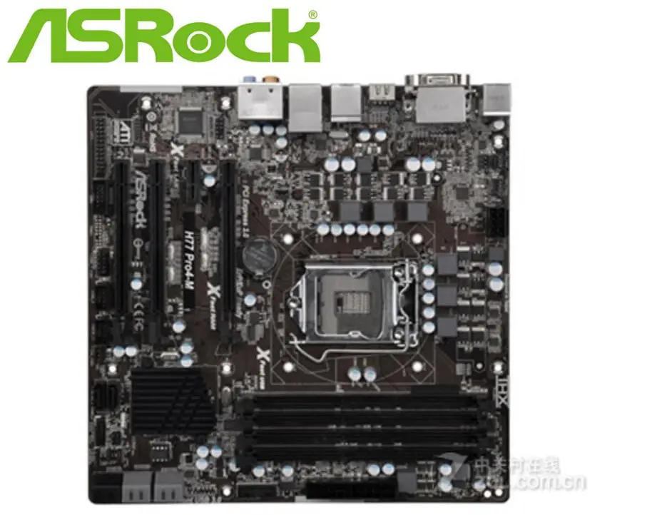 Б/у настольная Материнская плата ASRock H77 б/у Разъем LGA1155 DDR3 SATA3 USB 3 0 | Компьютеры и