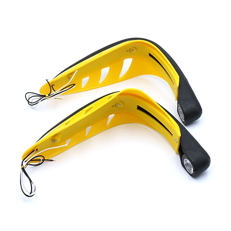 2Pcs Motorcycle Hand Guards Handlebar Hand Protector LED Light Motorbike Motocicleta Hand Guards Accessory