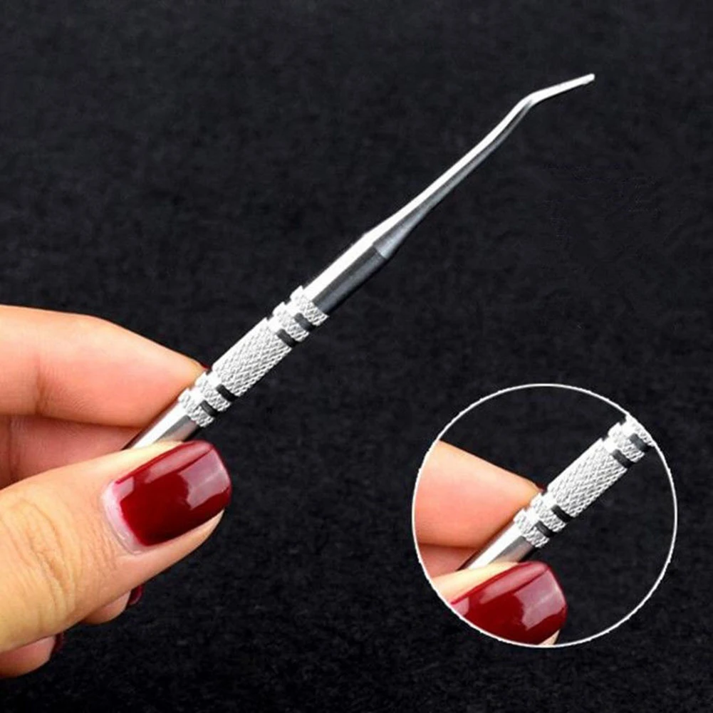 Горячая нержавеющая сталь двусторонний вросший носок ноготь коррекция педикюр инструмент