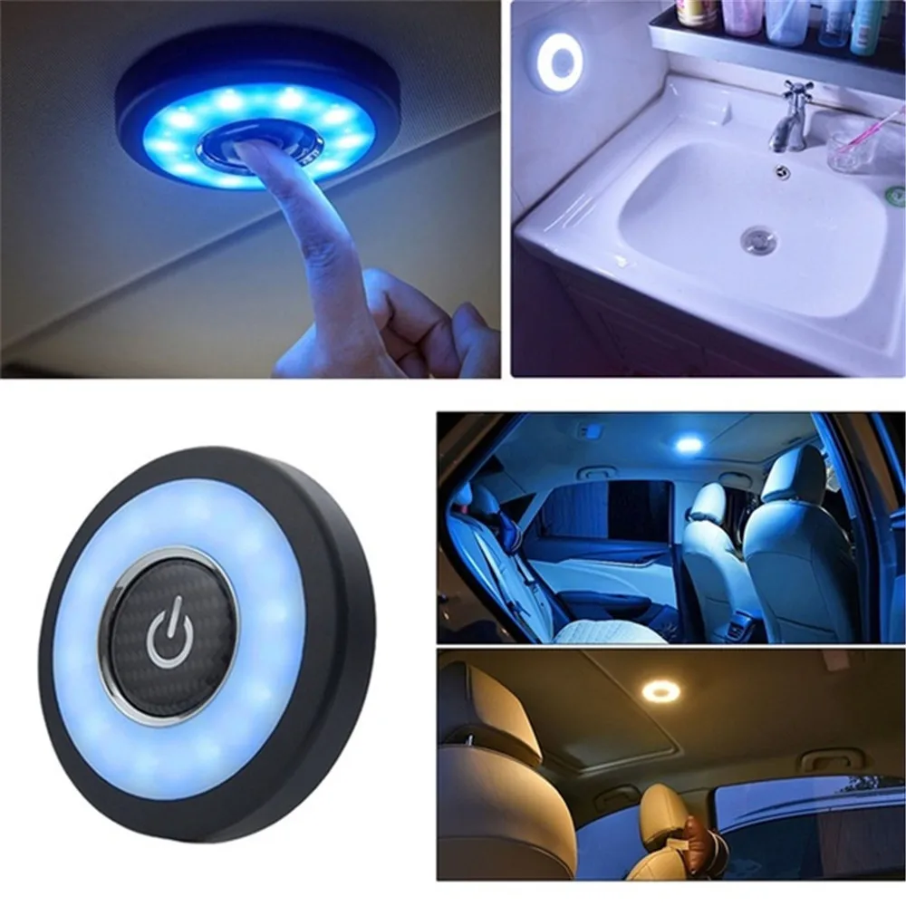 

Discoloration Auto Interior Car Roof LED Lamp Stick Night Light USB charging 320mAh Touch Switch Reading Led Light Adjustable