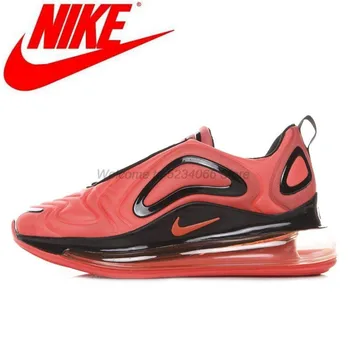 

New arrival Original Nike Air Max 720 Bullet Atmospheric Cushion Carmine Red Black Women's Size 36-39