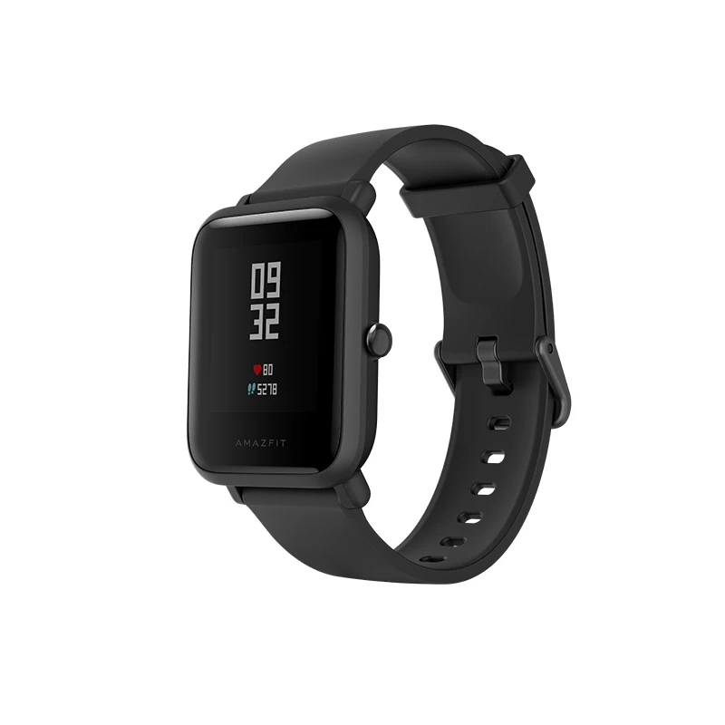 Оригинальные Смарт-часы Amazfit Bip Lite, срок службы батареи 45 дней, водонепроницаемость 3 АТМ, здоровые приложения для отслеживания активности, уведомления