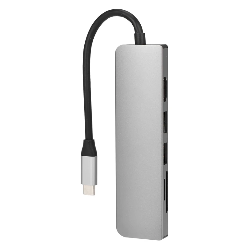 USB 3,1 type C концентратор для PD 6 в 1 USB 3,0 HDMI Ноутбуки док-станция для MacBook Pro Dell huawei P20 samsung S10 телефон