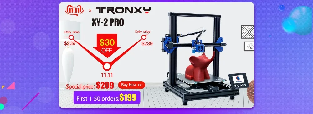 TRONXY X1 3d принтер Самая низкая цена принтер в AliExpress I3 impresora шкив версия линейная направляющая imprimante 3d принтер DIY t