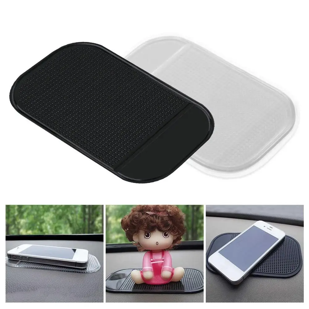 

1PC 13.8x7.8cm Car Dashboard Sticky Pad Silica Gel Strong Suction Pad Holder Anti Slip Mat For Mobile Phone Car Accessories Hot