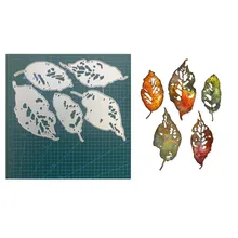 Leaves Metal Cutting Dies For Scrapbooking Paper Craft Handmade Template Card Album Punch Art Cutter 2022 New Arrival No Stamps