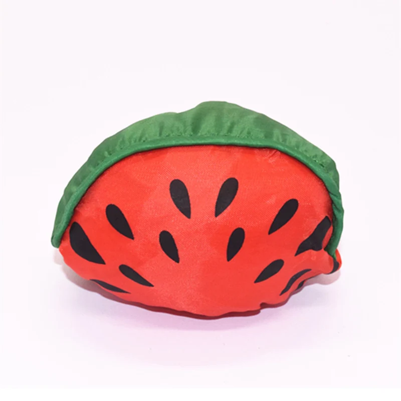 watermelon Новые милые фруктовые принты складные многоразовые сумки для покупок Повседневная многоцветная продуктовая хозяйственная Сумка Арбуз клубника Экологически чистая сумка - Цвет: watermelon