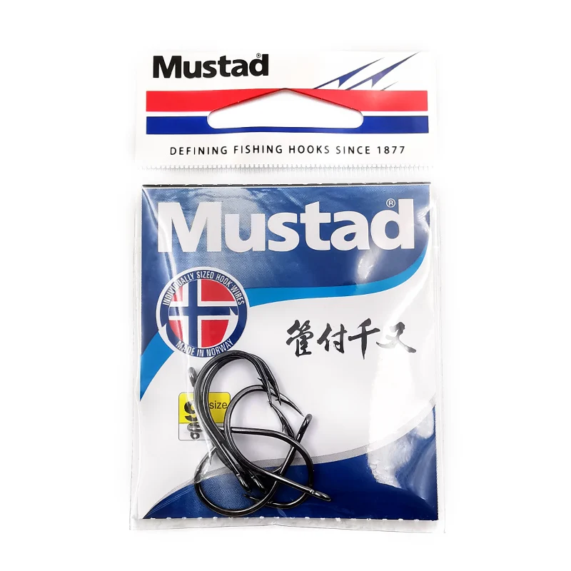 

Mustad Hooks 10104sp-bn # for Sea Fishing High Carbon Steel Hook 10 Packs/lot Carp Hooks Pesca Anzol Sea Tackle Accessories Tool