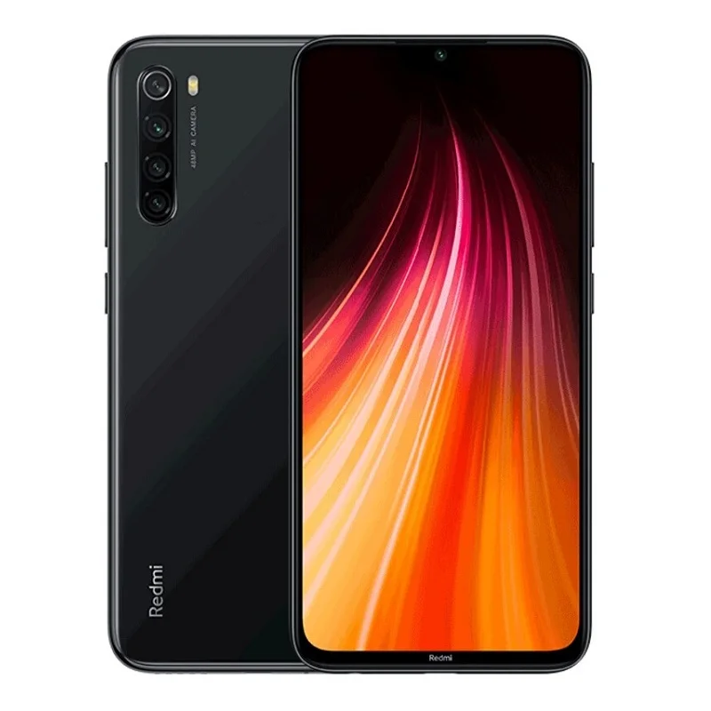 Black Смартфон Xiaomi Redmi Note 8 с глобальной версией, 4 Гб, 128 ГБ, 48мп, четыре камеры Snapdragon 665, 4000 мА/ч, 18 Вт, QC 3,0, мобильный телефон - Цвет: Black