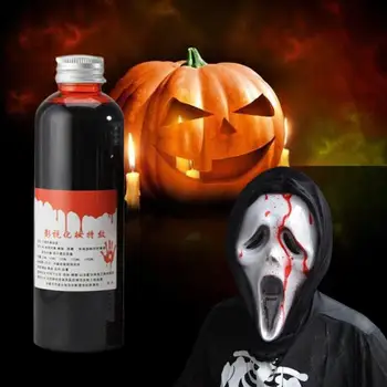 

1Pc 30ml Fake Plasma Makeup Props Horror Costume Decoration Halloween Blood Bag Halloween Party Supplies