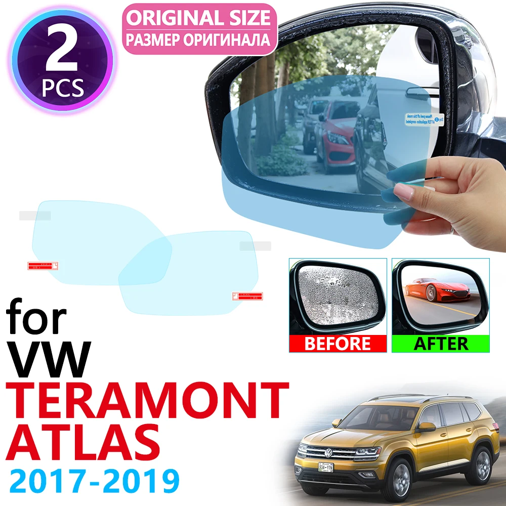 Для Volkswagen VW Teramont Atlas 2017 2018 2019 полное покрытие зеркало заднего вида