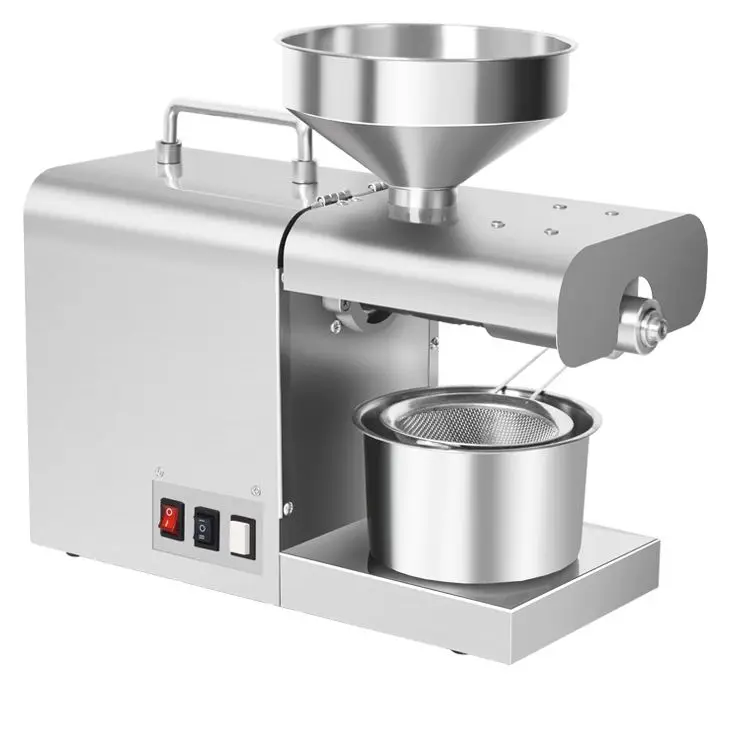 Oil Press Machine Stainless Steel Oil Extractor for Flax Peanut Sesame Canola Avocado Coconut Sunflower Seeds
