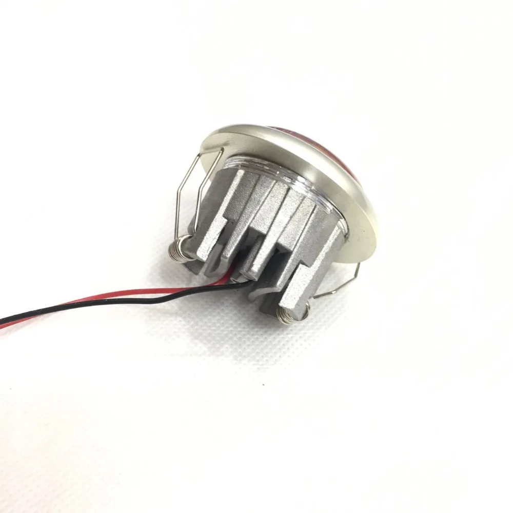 10 единиц 3 W светодиодный мини Einbauleuchte круглым verstellbarer черно-белую пятно Deckenlampe 220 V светодиодный-Schrankleuchte