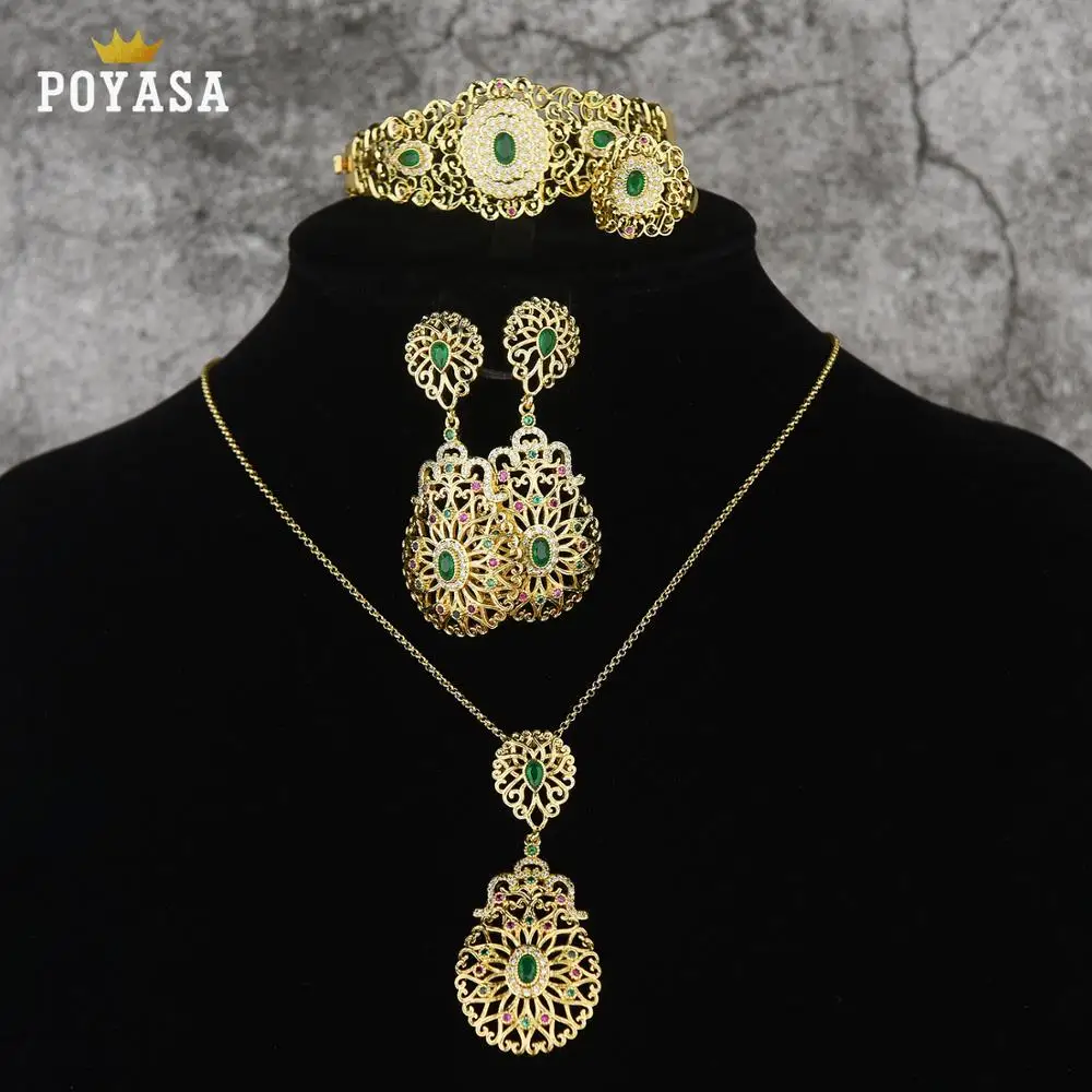 

Moroccan Caftan wedding gold jewelry set for women new design gold jewelry set fashion jewelry set free shipping