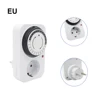 ManHua 24 Hour Programmable Mechanical Timer Switch Universal Socket TimerTG14,TG44 220V 16A Europe Plug EU UK plug 5