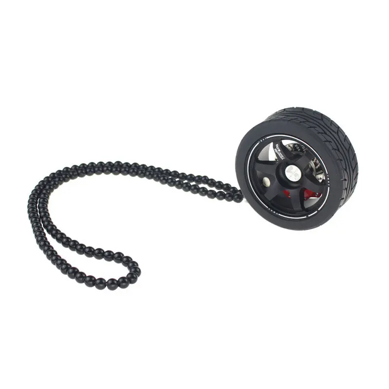 

Car Pendants Hanging Mirror TE37 Alloy Wheel Tire Bead Lanyard Keychain IN Car Mirror Rear Decor For Car Ornaments Accessory