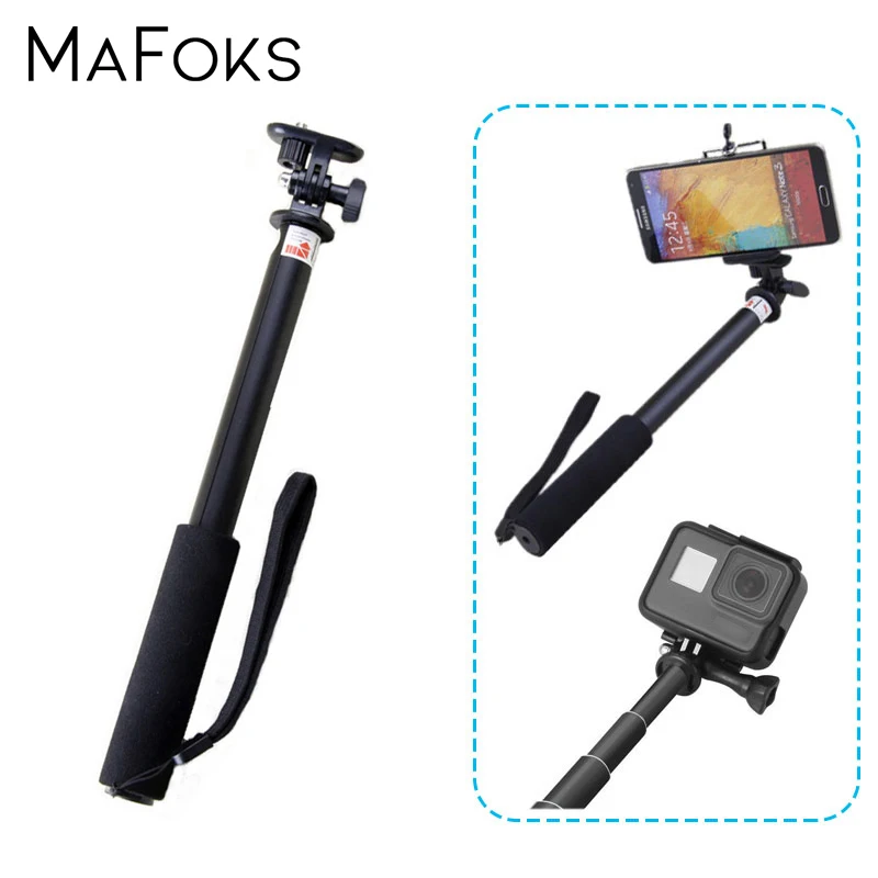 Водонепроницаемый раздвижной штатив монопод селфи палка для Gopro Hero 5 6 7 Xiaomi Yi 4k II 2