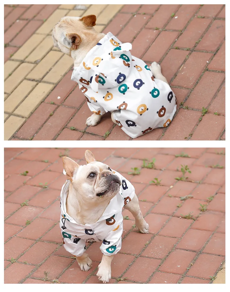 Cute Dog Raincoat Waterproof