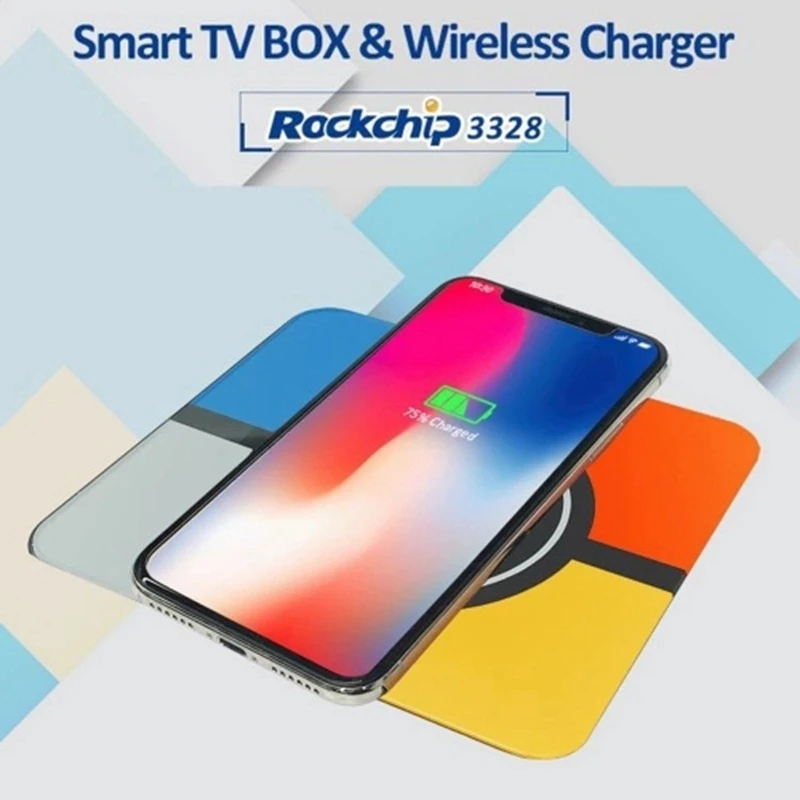 S10 Plus Smart Android 9,0 ТВ приставка RK3328 четырехъядерный 64 бит UHD 4K VP9 H.265 4 ГБ/32 ГБ 2,4G WiFi HD медиаплеер