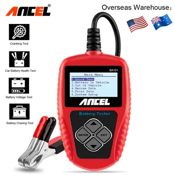 

Ancel BA101 12V 100-2000CCA 220AH Car Battery Tester OBD 2 Health Voltage Test Battery Analyzer Car Diagnostic Tool Auto Load