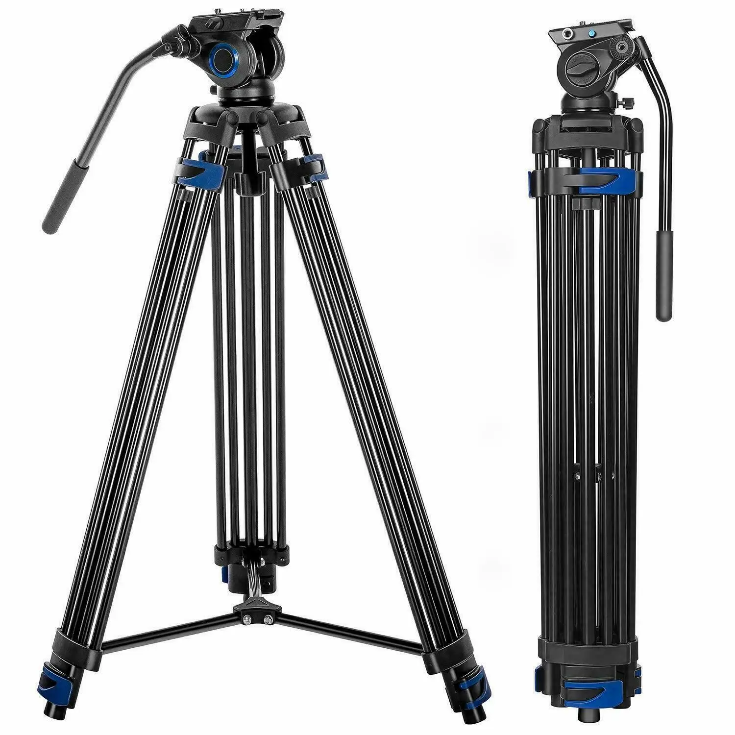 

Heavy Duty 1.8M Professional Tripod Fehorily FT-818 Video Camcorder DSLR Studio