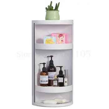 

Shaking Sound Same Type Of Bathroom Corner Shelf Kitchen Toilet Revolving Shelf Triangle Storage Shelf Corner Of Locker