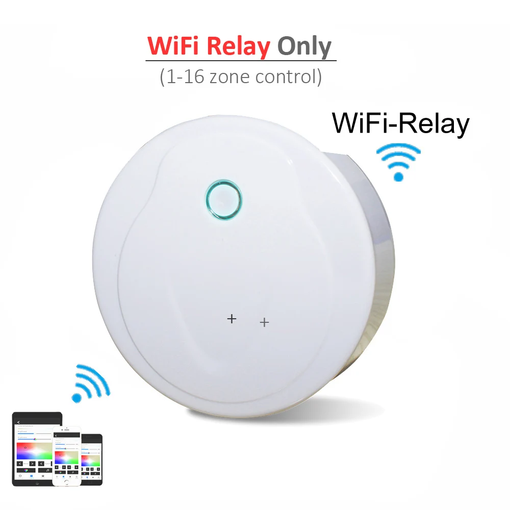 Wifi Relay Only RGBCCT светодиодный контроллер 12 В 24 В 5CH PWM RF беспроводной пульт дистанционного управления Смарт Wifi контроллер RGBWW для 5050 2835 RGBWW RGBCCT светодиодные полосы V5-M - Цвет: Wifi Relay Only