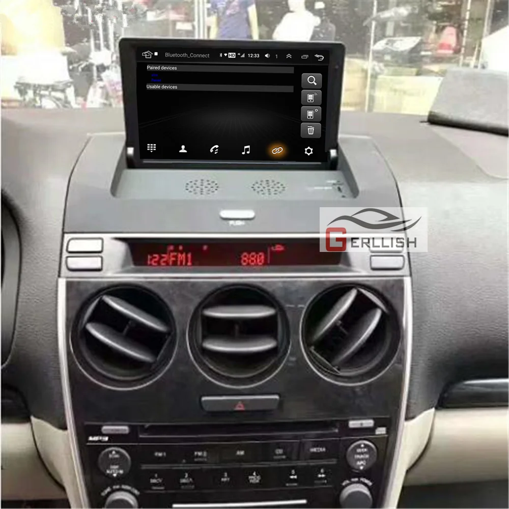 Новейший Android автомобильный мультимедийный радио dvd-плеер для Mazda 6 2002-2008 gps навигация wifi автомобильное радио