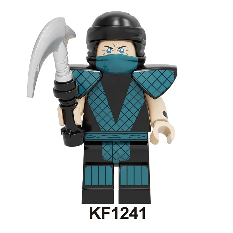 20 шт. оптом строительные блоки Sub-Zero Goro Mortal Kombat Джони Кейдж Шао Кан Скорпион модели игрушки подарок для детей KF6102 - Цвет: KF1241 20Pcs No Box