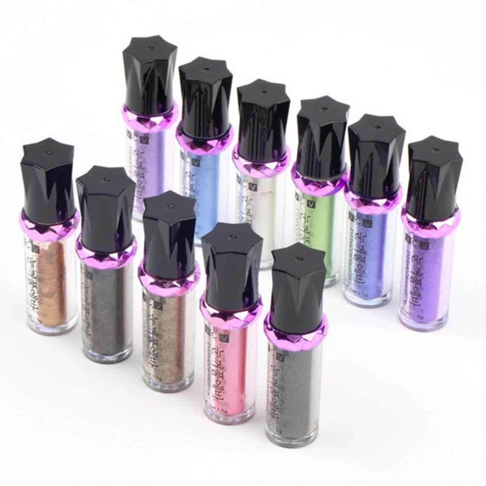 HOT SALE Makeup Glitter Eyeshadow Powder Pen Women Long Lasting Highlighter Metallic Eyes Makeup Cosmetics 4