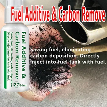 

20/50ml Portable Car Fuel Additive Carbon Cleaning Agent Automobile Cleaner Maintenance Accessories