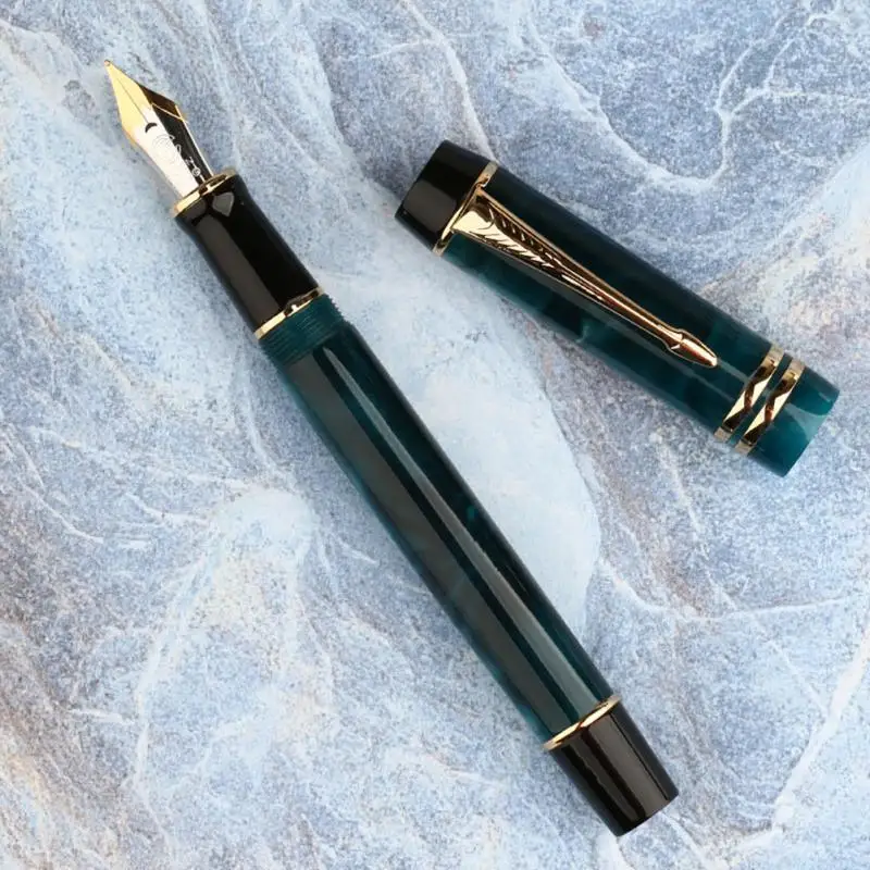 

Moonman M600S Smooth Ink Practise Device Writing Office Vacuum Filling Double Color Fountain Pen Iridium Fine Nib Study Supplies