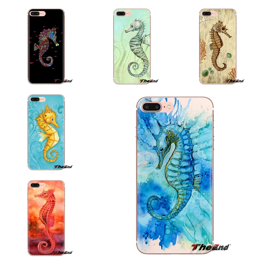 Морской конек плакат для iPhone XS Max XR X 4 4S 5 5S 5C SE 6 6S 7 8 плюс samsung Galaxy J1 J3 J5 J7 A3 A5