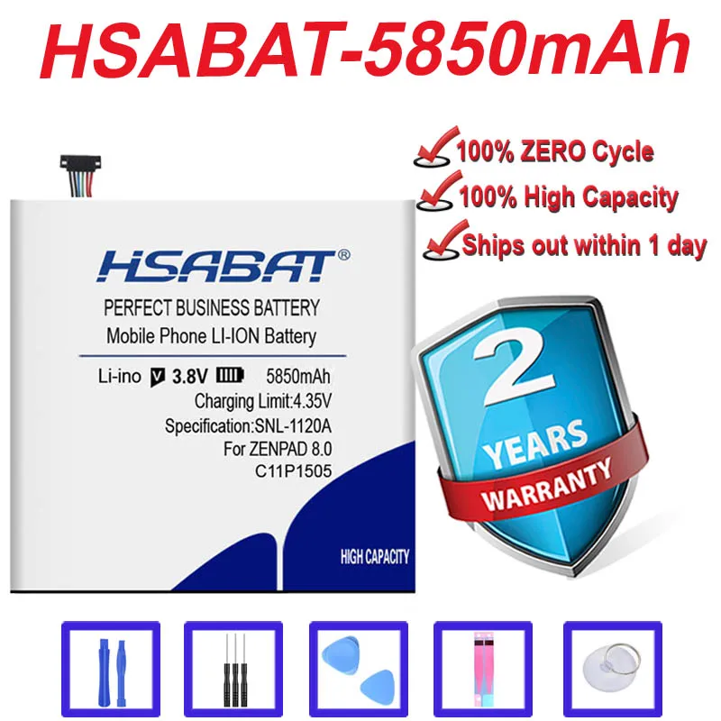 Топ бренд 100% новый 5850mAh C11P1505 Аккумулятор для Asus ZenPad 8 0 Z380KL P024 Z380C P022 Z380CX в