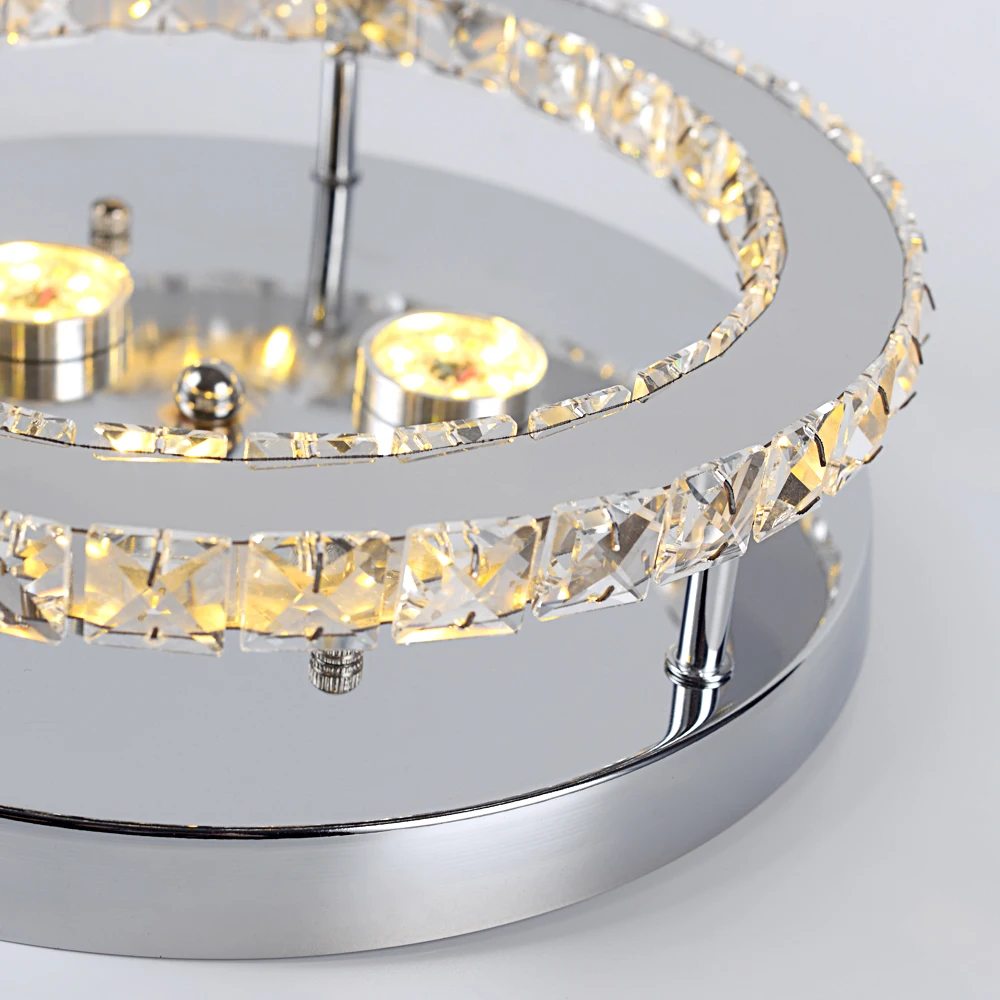 Modern LED Crystal Chandelier Ceiling Lamp