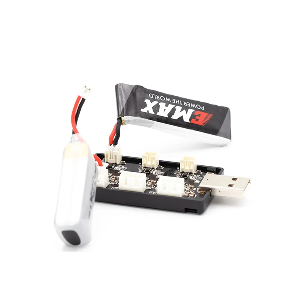 

Emax Tinyhawk S 1S 2S Lipo Battery USB Charger PH2.0 2S Balance Plug Charging Unit for RC Drone FPV Racing RC Models Spare Part