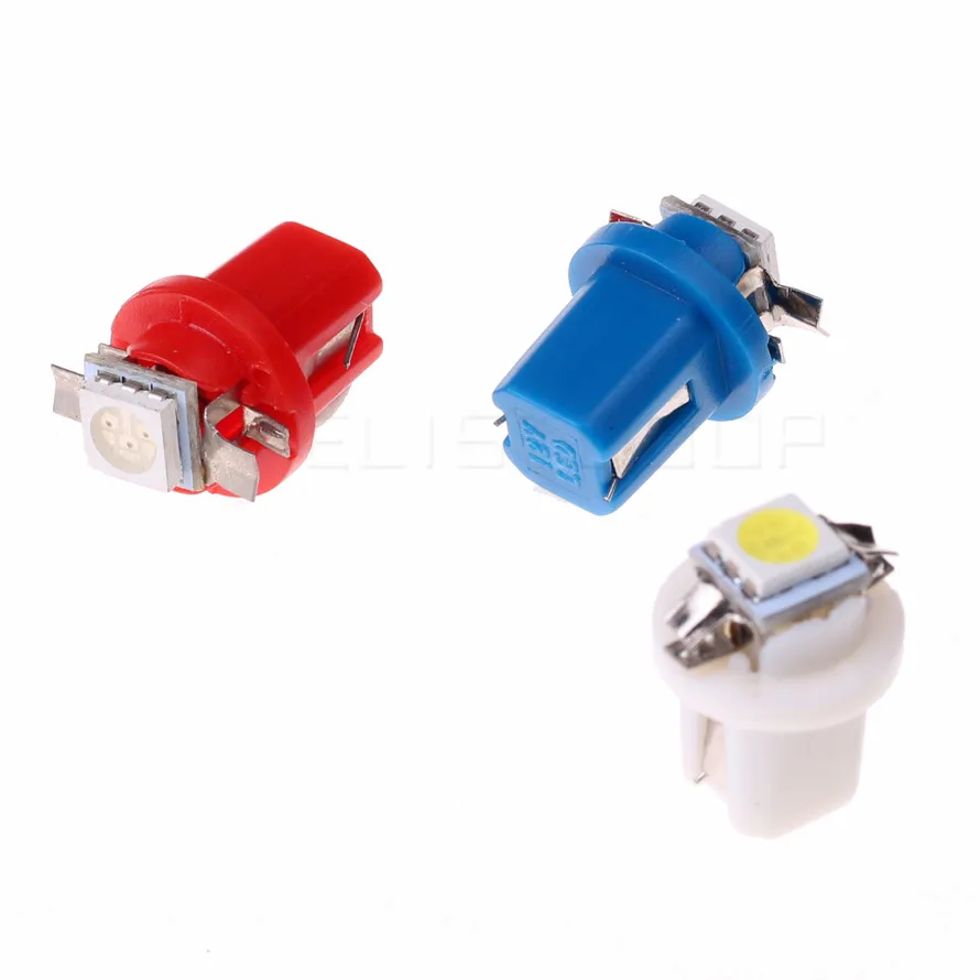 Красочный B8.5D 509T B8.5 5050 Led 1 SMD T5 лампа для автомобиля Speedo тире лампа приборной панели светильник